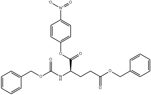 N-[(Benzyloxy)carbonyl]-D-glutamic acid 1-(4-nitrophenyl)5-benzyl ester Structure