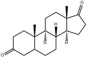androstane-3,17-dione Structure