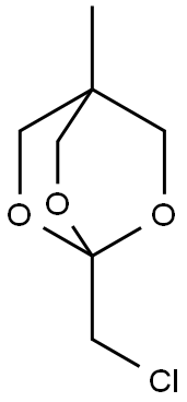 1-Chloromethyl-4-methyl-2,6,7-trioxabicyclo[2.2.2]octane Structure
