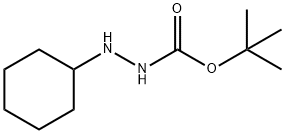 TERT-BUTYL 2-CYCLOHEXYLHYDRAZINECARBOXYLATE Structure