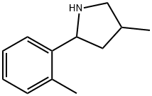 Pyrrolidine, 4-methyl-2-(2-methylphenyl)- (9CI) Structure