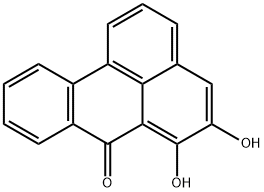 5,6-Dihydroxy-7H-benz[de]anthracen-7-one Structure