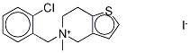 N-Methyl Ticlopidine Iodide Structure