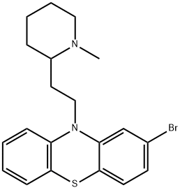 2-Bromo-10-[2-(1-methyl-2-piperidinyl)ethyl]-10H-phenothiazine Structure