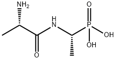 (S)-ALANYL-(R)-1-AMINOETHYLPHOSPHONIC ACID Structure