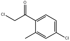 Ethanone, 2-chloro-1-(4-chloro-2-methylphenyl)- (9CI) Structure