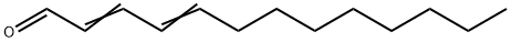 trideca-2,4-dienal Structure