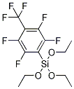 (4-Perfluorotolyl)triethoxysilane Structure