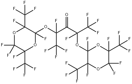 1,1,1,2,4,5,5,5-octafluoro-2,4-bis[[2,3,5,5,6-pentafluoro-3,6-bis(trifluoromethyl)-1,4-dioxan-2-yl]oxy]pentan-3-one Structure