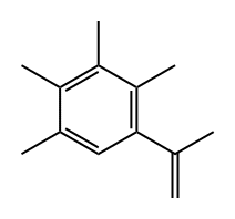 1-(1-Methylethenyl)-2,3,4,5-tetramethylbenzene Structure