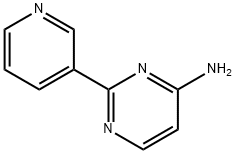 2-(3-PYRIDINYL)-4-PYRIMIDINAMINE Structure