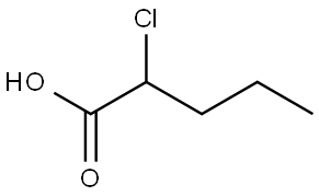 2-Chlorovaleric acid Structure