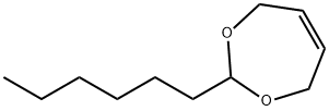 2-hexyl-4,7-dihydro-1,3-dioxepin Structure