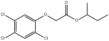 2-(2,4,5-Trichlorophenoxy)-1-methylpropyl acetate Structure