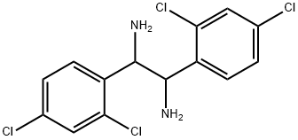 1,2-BIS(2,4-DICHLOROPHENYL)ETHANE-1,2-DIAMINE Structure
