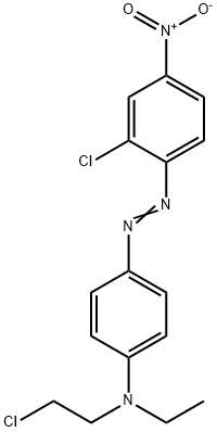 N-(2-chloroethyl)-4-[(2-chloro-4-nitrophenyl)azo]-N-ethylaniline Structure