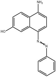 5-amino-8-(phenylazo)naphthol  Structure