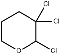 2,3,3-TRICHLOROTETRAHYDRO-2H-PYRAN Structure