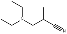 beta-(Diethylamino)isobutyronitrile Structure