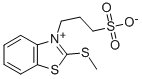 2-METHYLTHIO-3-SULFOPROPYL-BENZOTHIAZOLE-BETAINE Structure