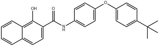 N-[4-(4-tert-Butylphenoxy)phenyl]-1-hydroxy-2-naphthamide Structure