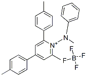 2-methyl-1-(methylphenylamino)-4,6-di(p-tolyl)pyridinium tetrafluoroborate Structure
