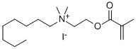 N,N-DIMETHYL-N-(2-[METHACRYLOYL]ETHYL)-N-(1-OCTYL)AMMONIUM IODIDE Structure