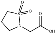2-(1,1-Dioxo-1,2-thiazolidin-2-yl)acetic acid Structure