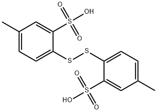 2,2'-Dithiobis[5-methylbenzenesulfonic acid] Structure