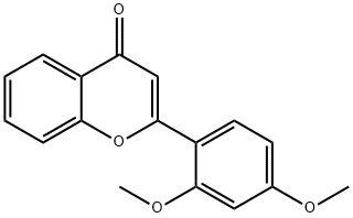 2',4'-DIMETHOXYFLAVONE Structure