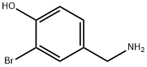 3-BROMO-4-HYDROXYBENZYLAMINE Structure