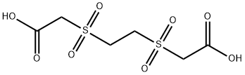 2-[2-(carboxymethylsulfonyl)ethylsulfonyl]acetic acid Structure