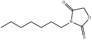 3-heptyl-2-thioxooxazolidin-4-one Structure