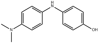 4-[[4-(dimethylamino)phenyl]amino]phenol  Structure