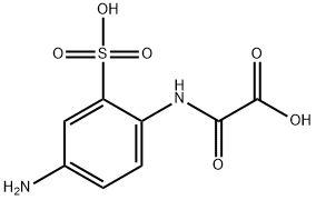 [(4-amino-2-sulphophenyl)amino]oxoacetic acid  Structure