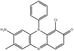 1-chloro-7-methyl-8-amino-10-phenyl-2-phenazinone Structure