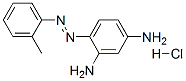 4-(o-tolylazo)benzene-1,3-diamine monohydrochloride  Structure