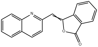3-(2-quinolylmethylene)phthalide  Structure