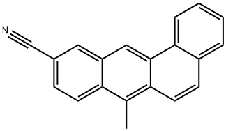 7-Methylbenz[a]anthracene-10-carbonitrile Structure