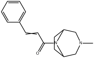 3-Methyl-8-(3-phenylacryloyl)-3,8-diazabicyclo[3.2.1]octane Structure