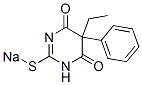 5-Ethyl-5-phenyl-2-sodiothio-4,6(1H,5H)-pyrimididione Structure