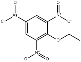 Dichloro(4-ethoxy-3,5-dinitrophenyl)arsine Structure