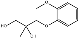 3-(o-Methoxyphenoxy)-2-methyl-1,2-propanediol Structure