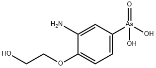 3-Amino-4-(2-hydroxyethoxy)phenylarsonic acid Structure