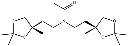 N,N-Bis[2-[(S)-2,2,4-trimethyl-1,3-dioxolan-4-yl]ethyl]acetamide Structure