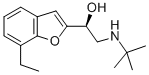 (S)-α-[[(1,1-Dimethylethyl)amino]methyl]-7-ethyl-2-benzofuranmethanol Structure