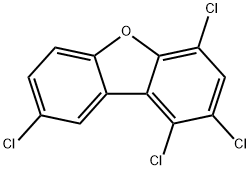 1,2,4,8-TCDF Structure