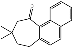 7,8,9,10-Tetrahydro-9,9-dimethyl-11H-cyclohepta[a]naphthalen-11-one Structure