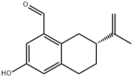 (R)-5,6,7,8-Tetrahydro-3-hydroxy-7-isopropenyl-1-naphthalenecarbaldehyde Structure