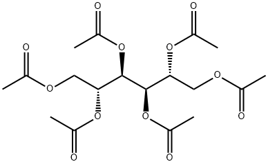 HEXA-O-ACETYL-D-MANNITOL Structure